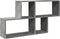 vidaXL - Wandschap - 100x20x53 - cm - bewerkt - hout - betongrijs