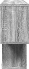 vidaXL - Wandschap - 100x20x53 - cm - bewerkt - hout - grijs - sonoma - eikenkleurig