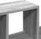 vidaXL - Wandschap - 100x20x53 - cm - bewerkt - hout - grijs - sonoma - eikenkleurig