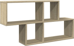 vidaXL - Wandschap - 100x20x53 - cm - bewerkt - hout - sonoma - eikenkleurig