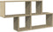 vidaXL - Wandschap - 100x20x53 - cm - bewerkt - hout - sonoma - eikenkleurig