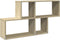 vidaXL - Wandschap - 100x20x53 - cm - bewerkt - hout - sonoma - eikenkleurig