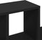 vidaXL - Wandschap - 100x20x53 - cm - bewerkt - hout - zwart