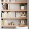 vidaXL - Wandschap - 100x20x6 - cm - onbehandeld - massief - eikenhout