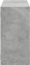 vidaXL - Wandschap - 100x25x50 - cm - bewerkt - hout - betongrijs