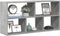 vidaXL - Wandschap - 100x25x50 - cm - bewerkt - hout - betongrijs