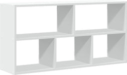 vidaXL - Wandschap - 100x25x50 - cm - bewerkt - hout - wit