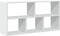 vidaXL - Wandschap - 100x25x50 - cm - bewerkt - hout - wit