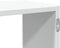 vidaXL - Wandschap - 100x25x50 - cm - bewerkt - hout - wit