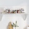 vidaXL - Wandschap - 100x30x31 - cm - roestvrijstaal - zilverkleurig