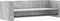 vidaXL - Wandschap - 100x35x30,5 - cm - bewerkt - hout - betongrijs