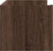 vidaXL - Wandschap - 100x35x30,5 - cm - bewerkt - hout - bruin - eikenkleurig