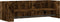vidaXL - Wandschap - 100x35x30,5 - cm - bewerkt - hout - gerookt - eikenkleurig