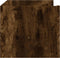 vidaXL - Wandschap - 100x35x30,5 - cm - bewerkt - hout - gerookt - eikenkleurig