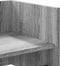 vidaXL - Wandschap - 100x35x30,5 - cm - bewerkt - hout - grijs - sonoma - eikenkleurig