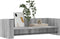 vidaXL - Wandschap - 100x35x30,5 - cm - bewerkt - hout - grijs - sonoma - eikenkleurig