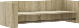 vidaXL - Wandschap - 100x35x30,5 - cm - bewerkt - hout - sonoma - eikenkleurig
