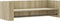 vidaXL - Wandschap - 100x35x30,5 - cm - bewerkt - hout - sonoma - eikenkleurig