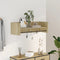 vidaXL - Wandschap - 100x35x30,5 - cm - bewerkt - hout - sonoma - eikenkleurig