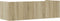 vidaXL - Wandschap - 100x35x30,5 - cm - bewerkt - hout - sonoma - eikenkleurig