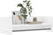 vidaXL - Wandschap - 100x35x30,5 - cm - bewerkt - hout - wit