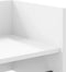 vidaXL - Wandschap - 100x35x30,5 - cm - bewerkt - hout - wit