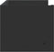 vidaXL - Wandschap - 100x35x30,5 - cm - bewerkt - hout - zwart