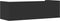 vidaXL - Wandschap - 100x35x30,5 - cm - bewerkt - hout - zwart