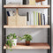 vidaXL - Wandschap - 100x40x(2-6) - cm - onbehandeld - massief - eikenhout