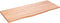 vidaXL - Wandschap - 100x40x2 - cm - behandeld - massief - eikenhout - lichtbruin