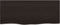 vidaXL - Wandschap - 100x40x2 - cm - behandeld - massief - eikenhout - donkerbruin