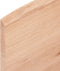 vidaXL - Wandschap - 100x40x2 - cm - behandeld - massief - eikenhout - lichtbruin