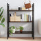vidaXL - Wandschap - 100x40x2 - cm - behandeld - massief - eikenhout - donkerbruin