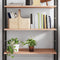 vidaXL - Wandschap - 100x40x2 - cm - behandeld - massief - eikenhout - lichtbruin