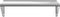 vidaXL - Wandschap - 100x45x31 - cm - roestvrijstaal - zilverkleurig
