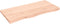 vidaXL - Wandschap - 100x50x(2-4) - cm - onbehandeld - massief - eikenhout