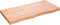 vidaXL - Wandschap - 100x50x(2-6)cm - behandeld - massief - eikenhout - lichtbruin