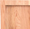 vidaXL - Wandschap - 100x50x(2-6)cm - behandeld - massief - eikenhout - lichtbruin