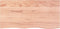 vidaXL - Wandschap - 100x50x2 - cm - behandeld - massief - eikenhout - lichtbruin
