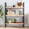 vidaXL - Wandschap - 100x60x(2-6) - cm - onbehandeld - massief - eikenhout