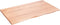vidaXL - Wandschap - 100x60x2 - cm - behandeld - massief - eikenhout - lichtbruin