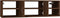 vidaXL - Wandschap - 102x30x29 - cm - bewerkt - hout - bruin - eikenkleur