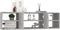 vidaXL - Wandschap - 102x30x29 - cm - spaanplaat - betongrijs