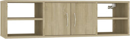 vidaXL - Wandschap - 102x30x29 - cm - spaanplaat - sonoma - eikenkleurig
