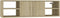 vidaXL - Wandschap - 102x30x29 - cm - spaanplaat - sonoma - eikenkleurig