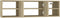 vidaXL - Wandschap - 102x30x29 - cm - spaanplaat - sonoma - eikenkleurig