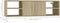 vidaXL - Wandschap - 102x30x29 - cm - spaanplaat - sonoma - eikenkleurig