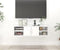 vidaXL - Wandschap - 102x30x29 - cm - spaanplaat - wit