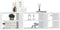 vidaXL - Wandschap - 102x30x29 - cm - spaanplaat - wit