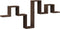 vidaXL - Wandschap - 104,5x10x43 - cm - bewerkt - hout - bruin - eikenkleurig